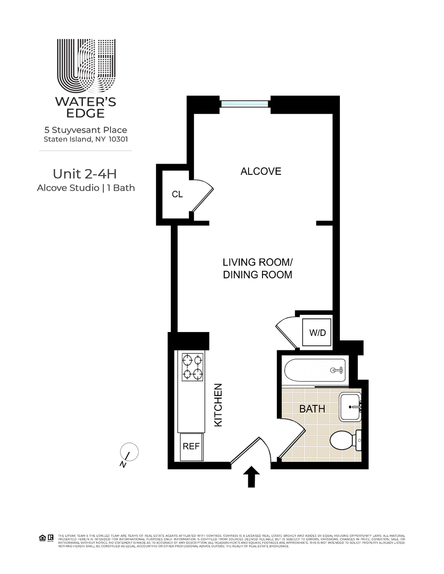 Water's Edge Studio Floor Plan